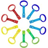 Los mejores  - Rovtop 10 Packs Anillas para Cunas y Parques - Ayuda a Su Bebe a Ponerse de Pie Facilmente (Diámetro Máximo del Anillo…